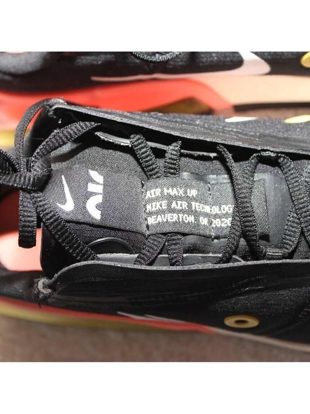 Nike Womens Air Max Up Black Atomic Pink Size 6.5 Comfort EUC #CT1928-001 - Picture 7 of 8